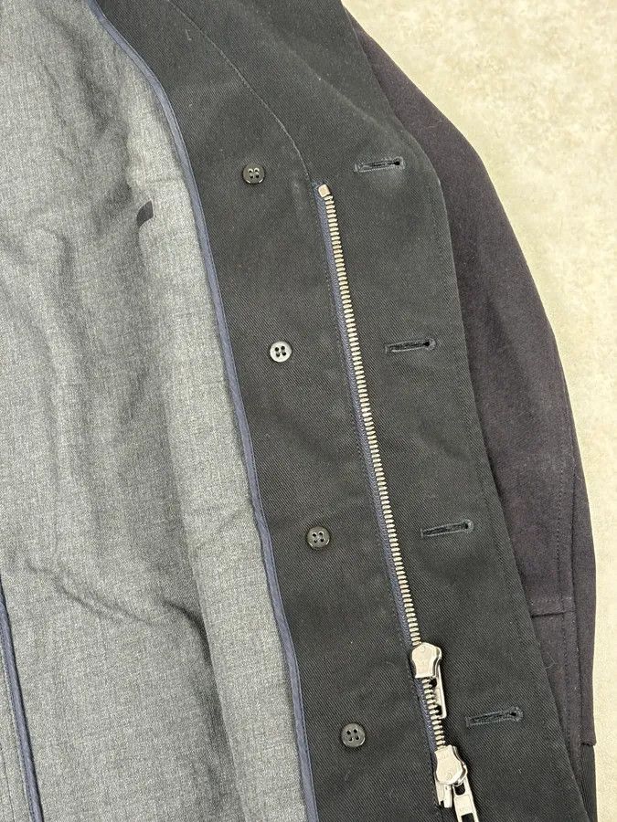 Marni Marni Navy Wool Classy Officer Jacket Size US M / EU 48-50 / 2 - 11 Thumbnail