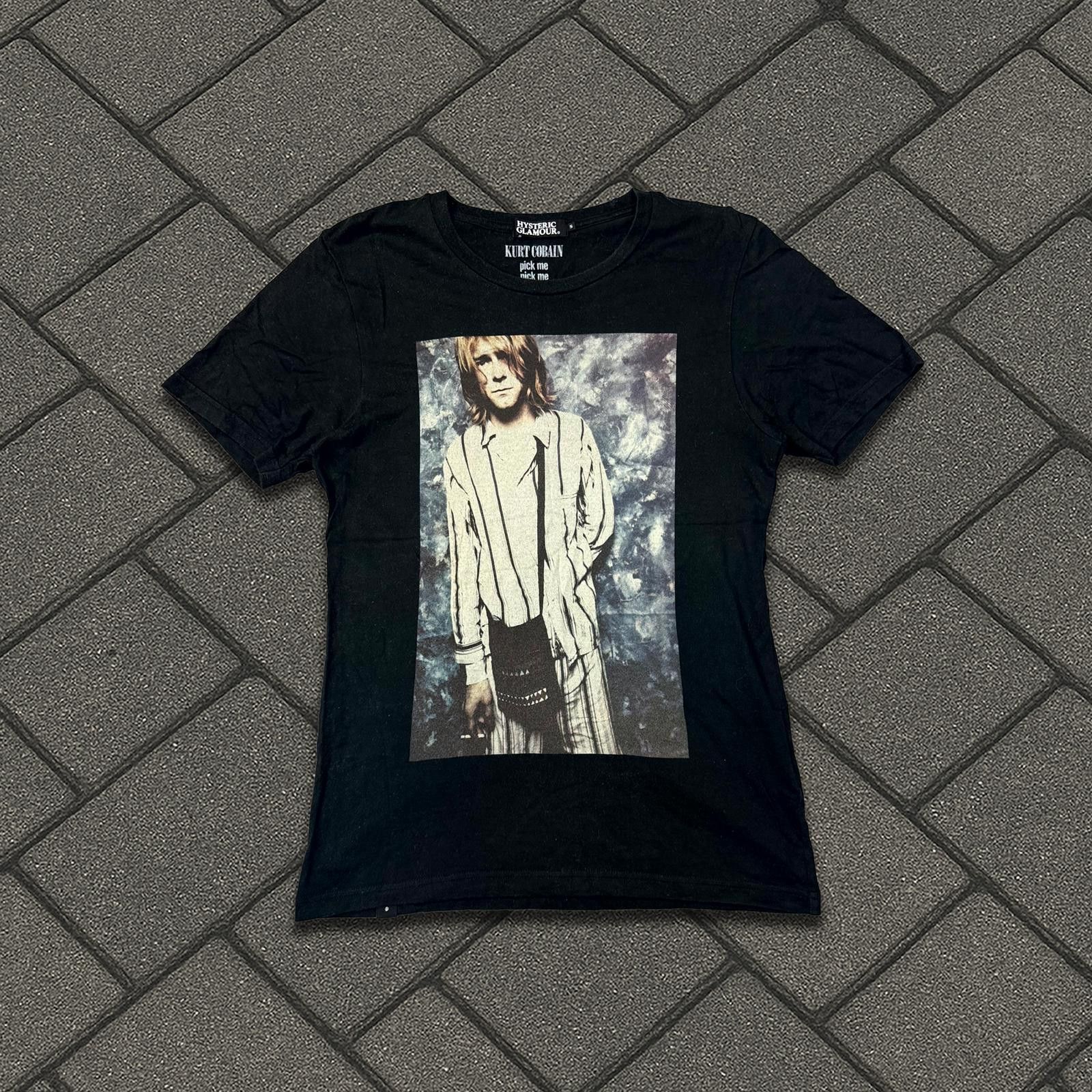トップス HYSTERIC GLAMOUR Kurt Cobain SUNNY Rare Vintage Hysteric Glamour Kurt Cobain T-shirt 2000s - Etsy