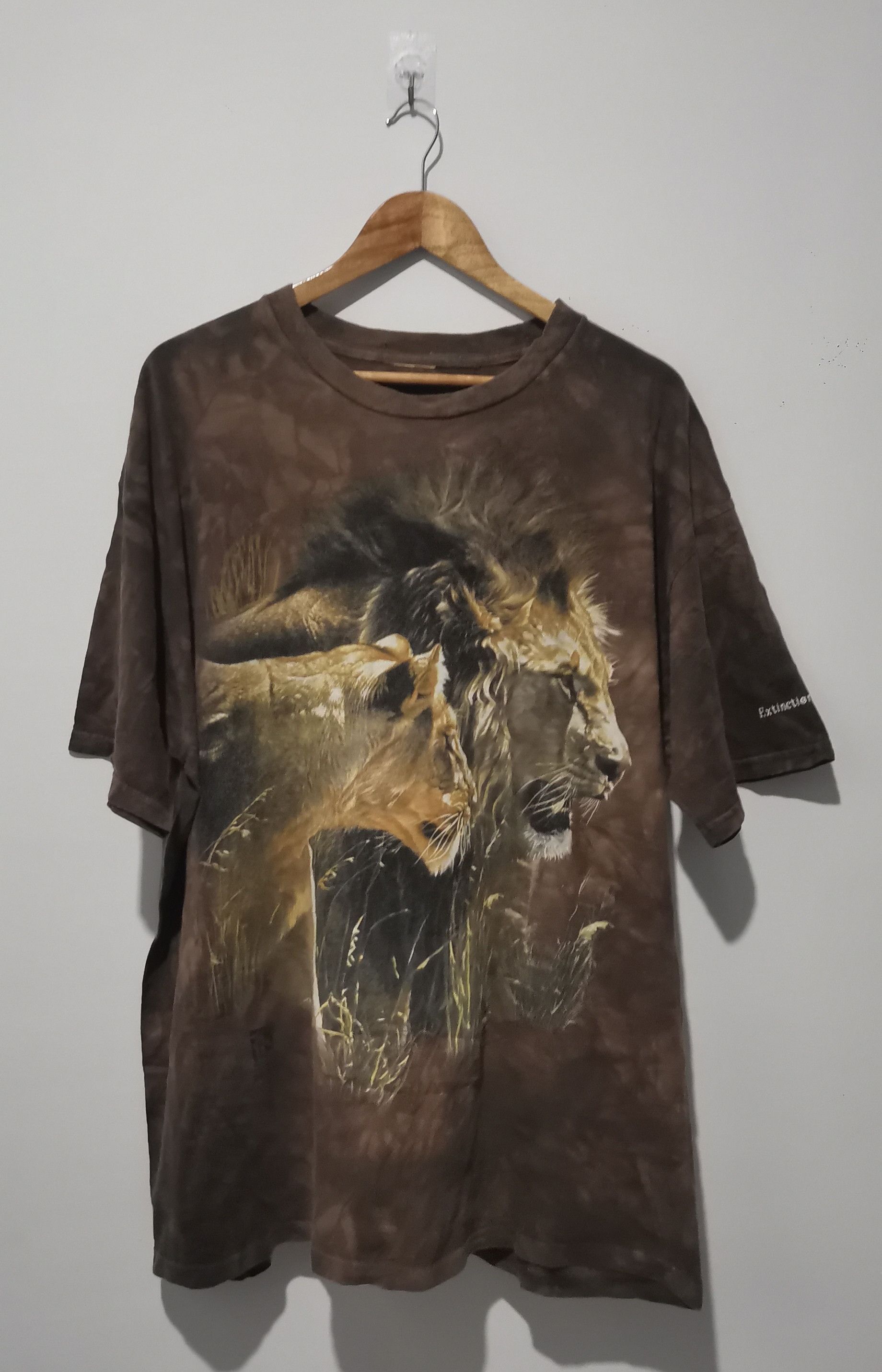 The Mountain Vintage The Mountain 1998 Tiger & Lion Wildlife T-Shirt Size US XL / EU 56 / 4 - 1 Thumbnail