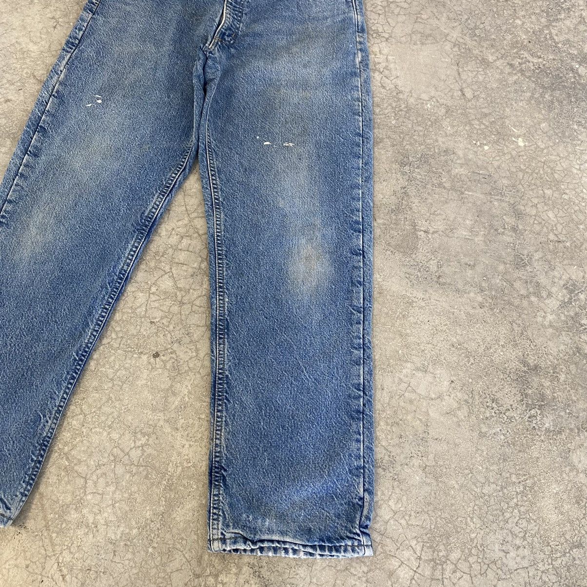Carhartt VTG Carhartt Blanket Lined Relaxed Fit Blue Jeans Size US 35 - 10 Thumbnail