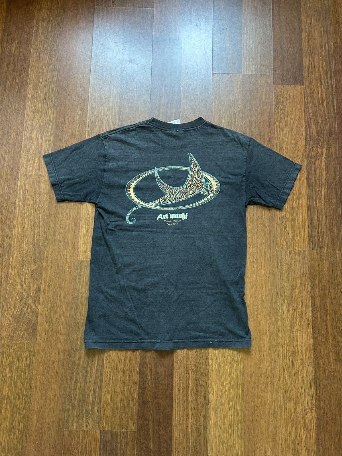 Vintage Vintage Merch Bora Bora 80s Art Men’s Faded T-shirt Size M Size US M / EU 48-50 / 2 - 1 Thumbnail