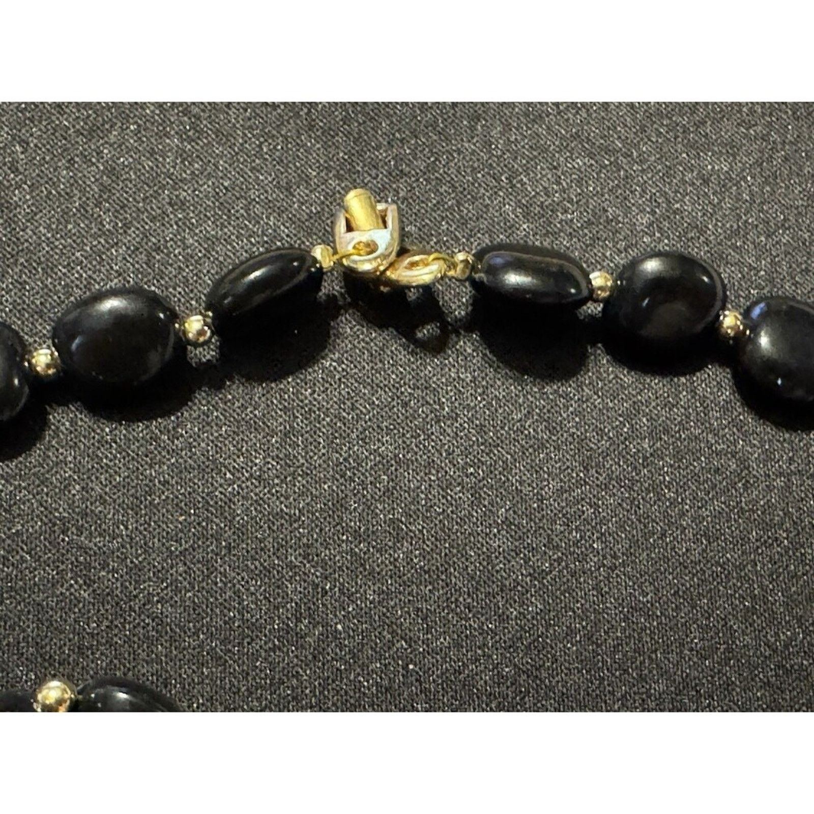 Other Vintage Napier Gold Tone Statement Necklace Fold Over Clasp Size ONE SIZE - 3 Thumbnail
