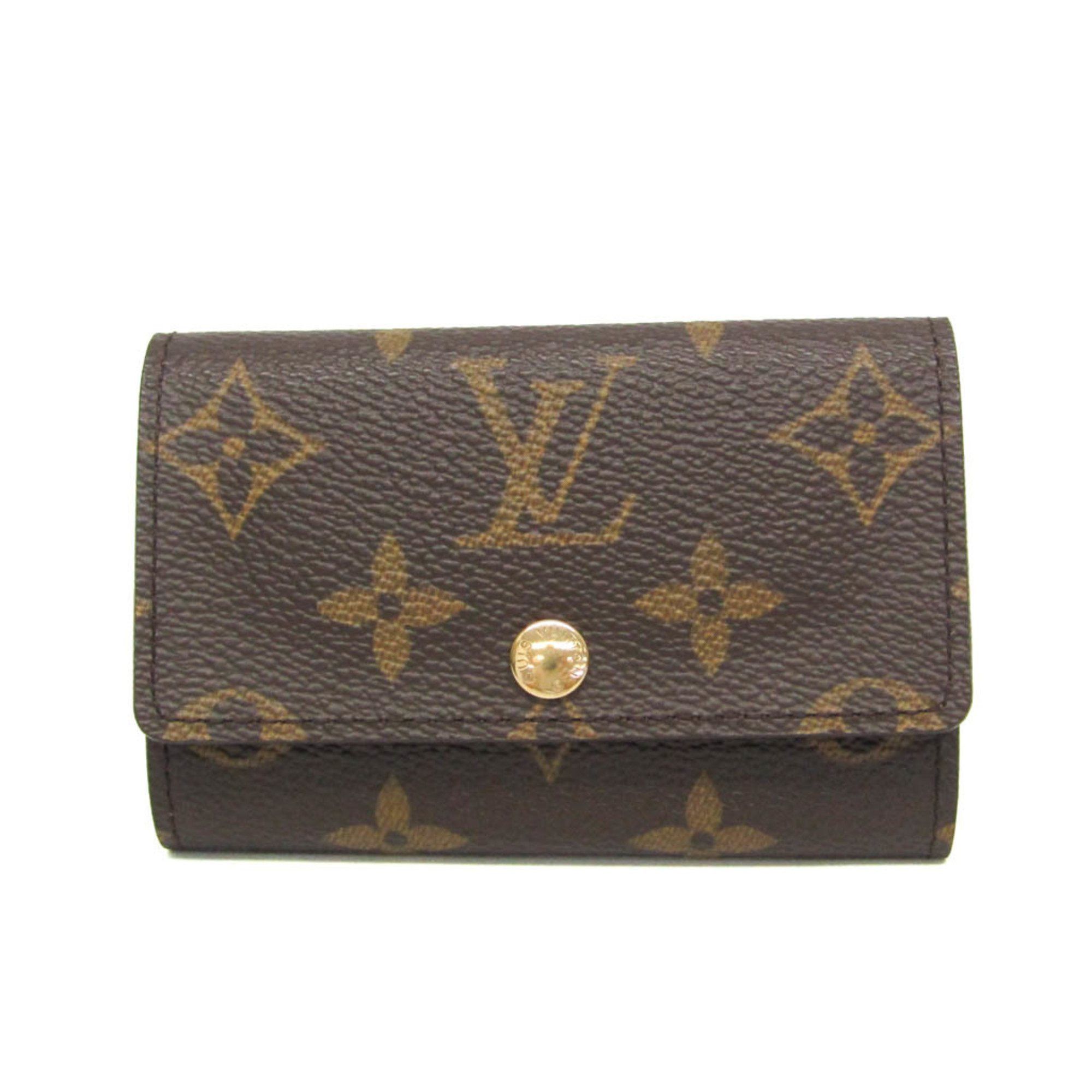 Louis Vuitton Louis Vuitton Monogram Key Holder 6 M62630 Men,Women Monogram Key Case Brown Size ONE SIZE - 1 Thumbnail