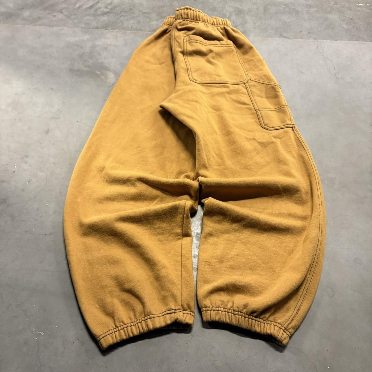 Champion Crazy Vintage Y2K/2000s Baggy Brownish Yellow Champs Sweatpants! Size US 34 / EU 50 - 5 Thumbnail