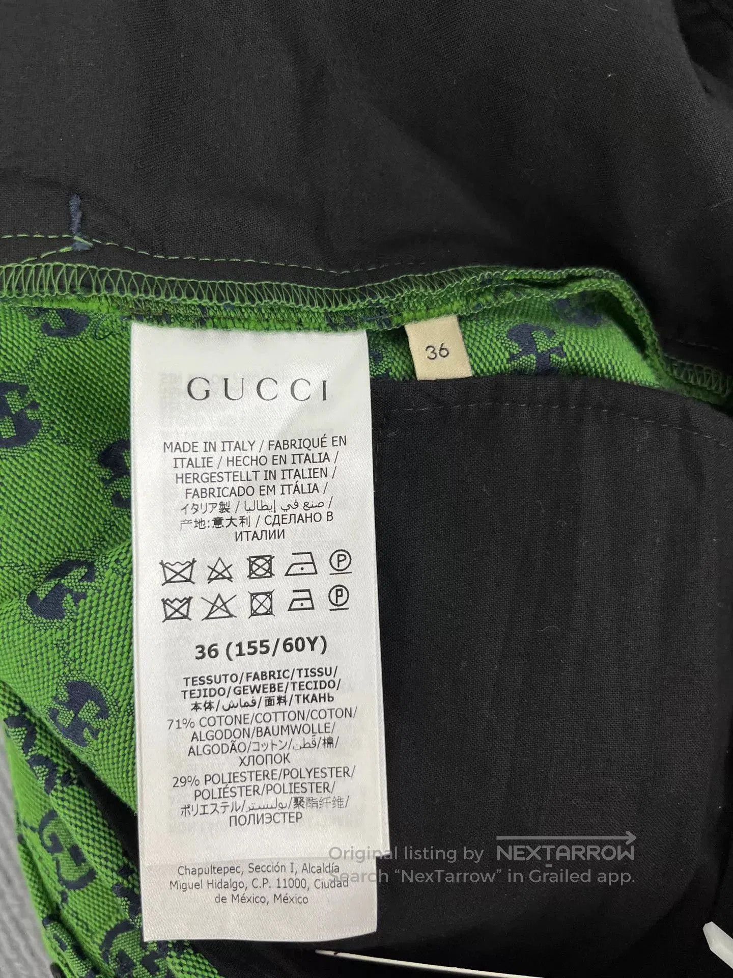 Gucci Gucci Green All. Size 35" - 4 Thumbnail