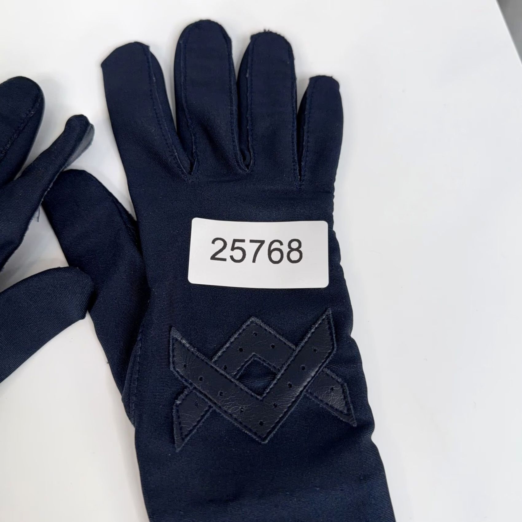 Vintage Vintage Berkshire Nylon Spandex Palm Grip Gloves Blue Lightweight Womens One Size Winter Size ONE SIZE - 6 Thumbnail