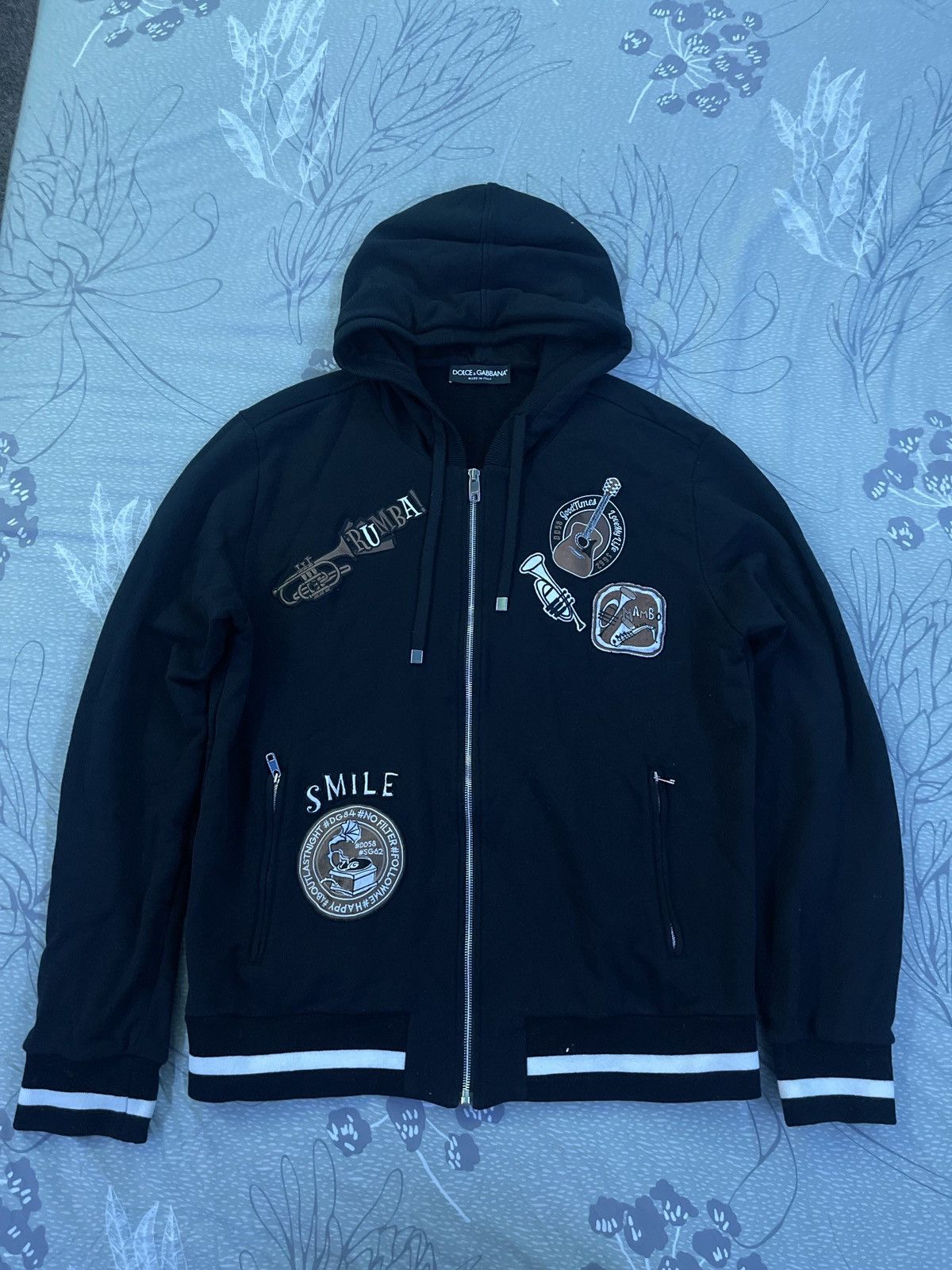 Dolce & Gabbana *RARE* Dolce & Gabbana Patches Hoodie Size US XL / EU 56 / 4 - 1 Thumbnail