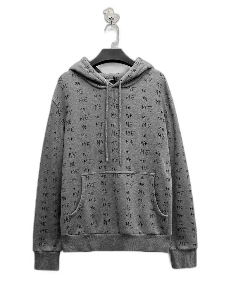 Dior Gray Logo Hoodie-2506