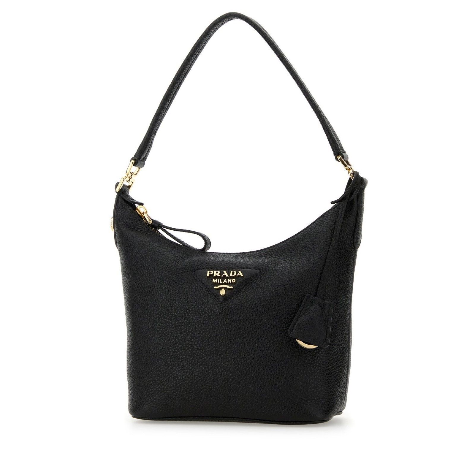Prada PRADA Black Leather Top Handle Bag New & Authentic Size ONE SIZE - 2 Thumbnail