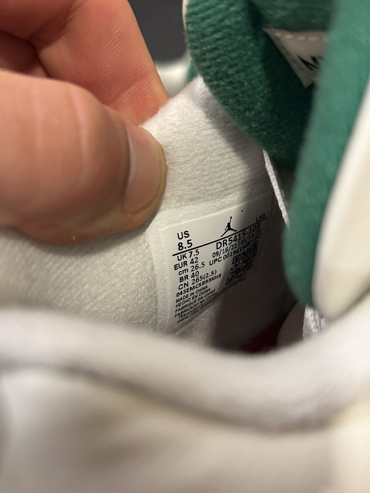 Jordan Brand Jordan 4 SB Retro ‘Pine Green’ Size US 8.5 / EU 41-42 - 6 Thumbnail