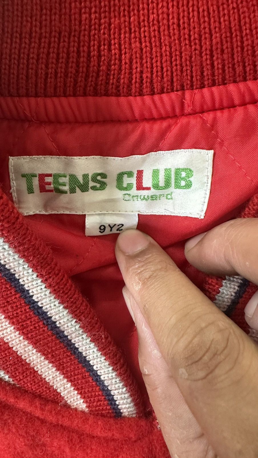 Other VINTAGE TEENS CLUB WOOL VARSITY JACKET Size US L / EU 52-54 / 3 - 7 Thumbnail