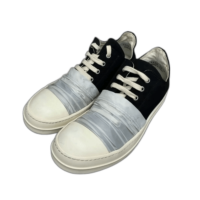 Rick Owens Black Silk Strap Sneakers Size 39-yf