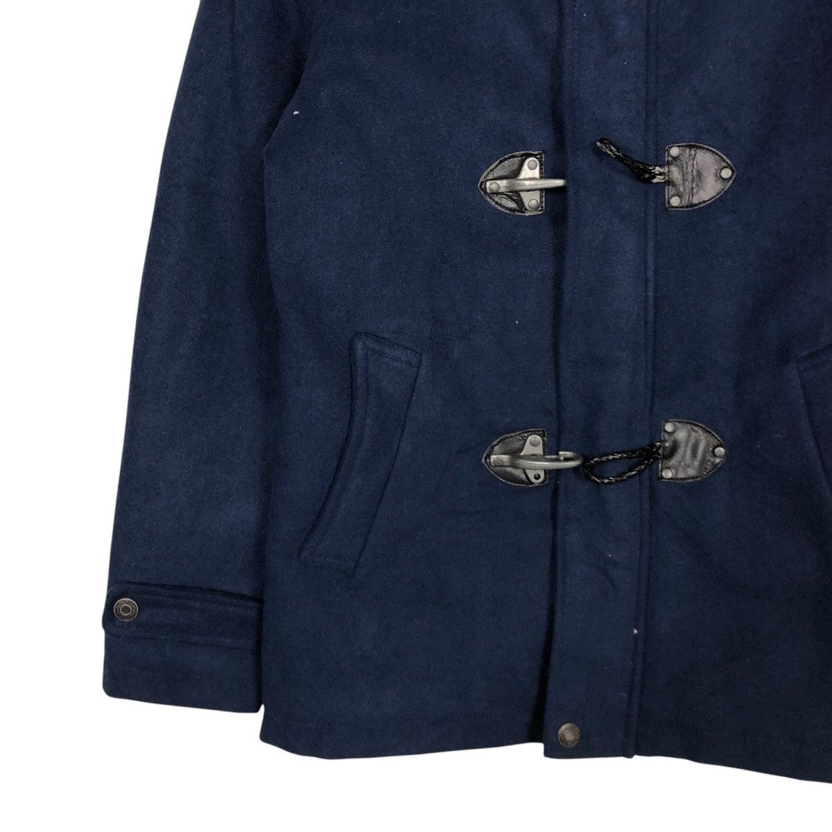 In The Attic 📌Vintage Biker Wool Jacket Duffle In The Attic Punk Design Size US M / EU 48-50 / 2 - 5 Thumbnail