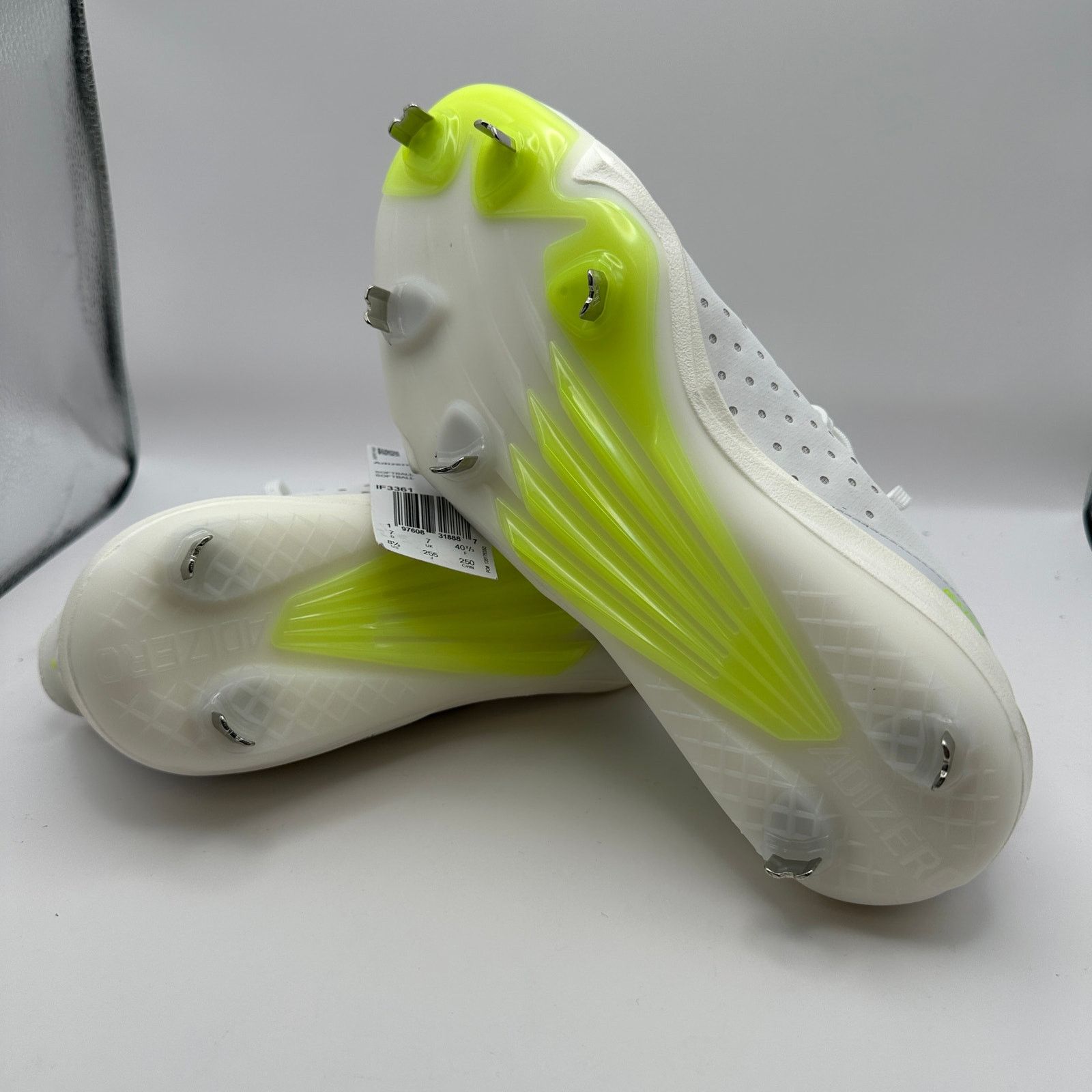 Adidas Adidas Adizero Instinct+ Softball Cleats Wms 8.5 White/Neon Size US 8.5 / IT 38.5 - 9 Thumbnail