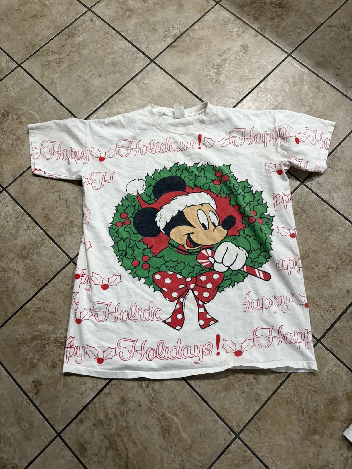 Disney × Vintage Vintage happy holidays tee Size US XL / EU 56 / 4 - 2 Thumbnail