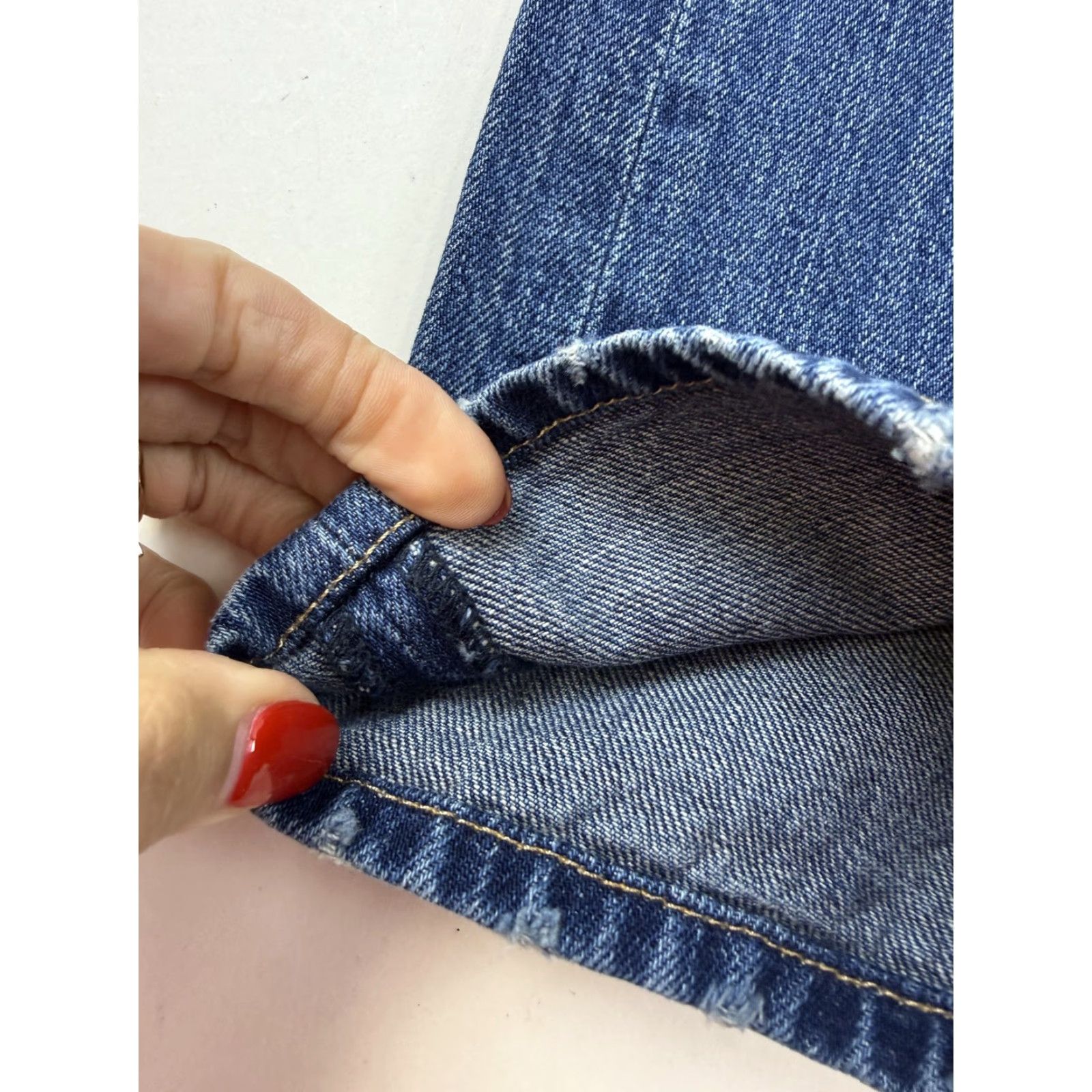 Outerknown Outerknown Jeans Womens 26 Medium Wash Blue Boyfriend Distressed Button Fly Jeans Womens 26 Medium Wash Blue Boyfriend Distressed Button Fly Size 26" / US 2 / IT 38 - 2 Thumbnail