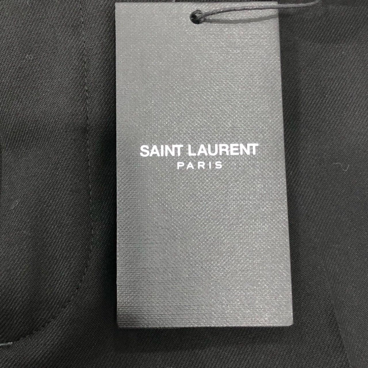 Yves Saint Laurent Saint Laurent SLP Black Mid-Waist Straight-Leg Trousers Size 26" / US 2 / IT 38 - 6 Thumbnail