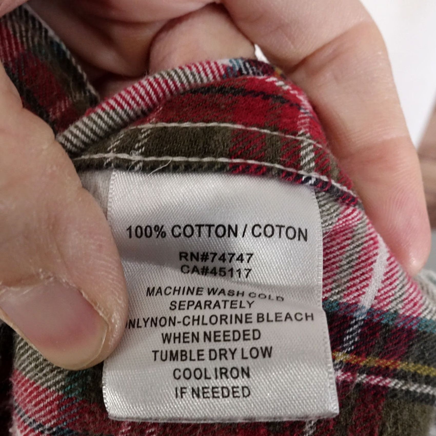 Vintage RED HEAD LONG SLEEVE RED PLAID FLANNEL BUTTON DOWN SHIRT MENS SIZE XL Size US XL / EU 56 / 4 - 7 Thumbnail