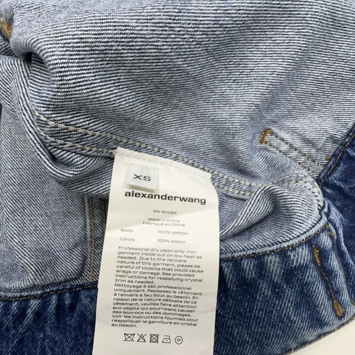 Alexander Wang Alexander Wang Denim Long Sleeve Jacket for Women - Size XS / US 0-2 / IT 36-38 - 3 Thumbnail