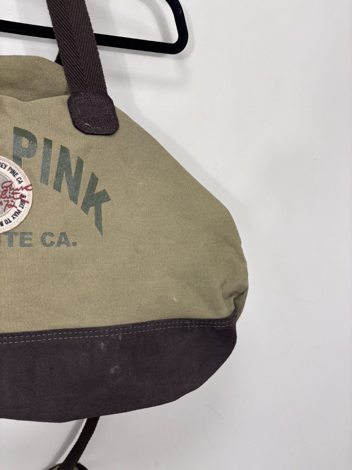Other Vintage Think Pink Yosemite Canvas Leather Duffle Bag Size ONE SIZE - 2 Thumbnail