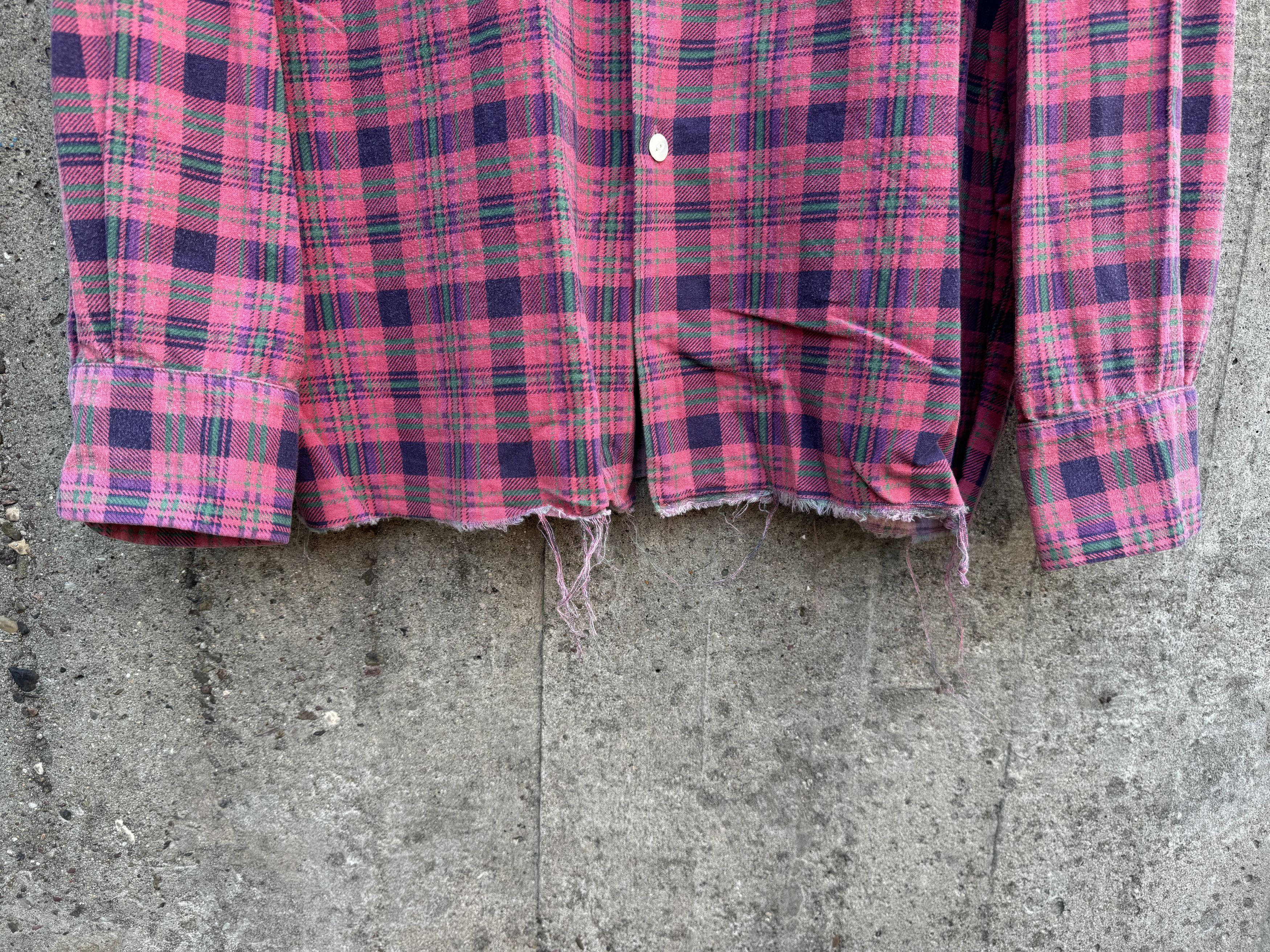 Needles Raw Hem Plaid Flannel Shirt Size US M / EU 48-50 / 2 - 4 Thumbnail