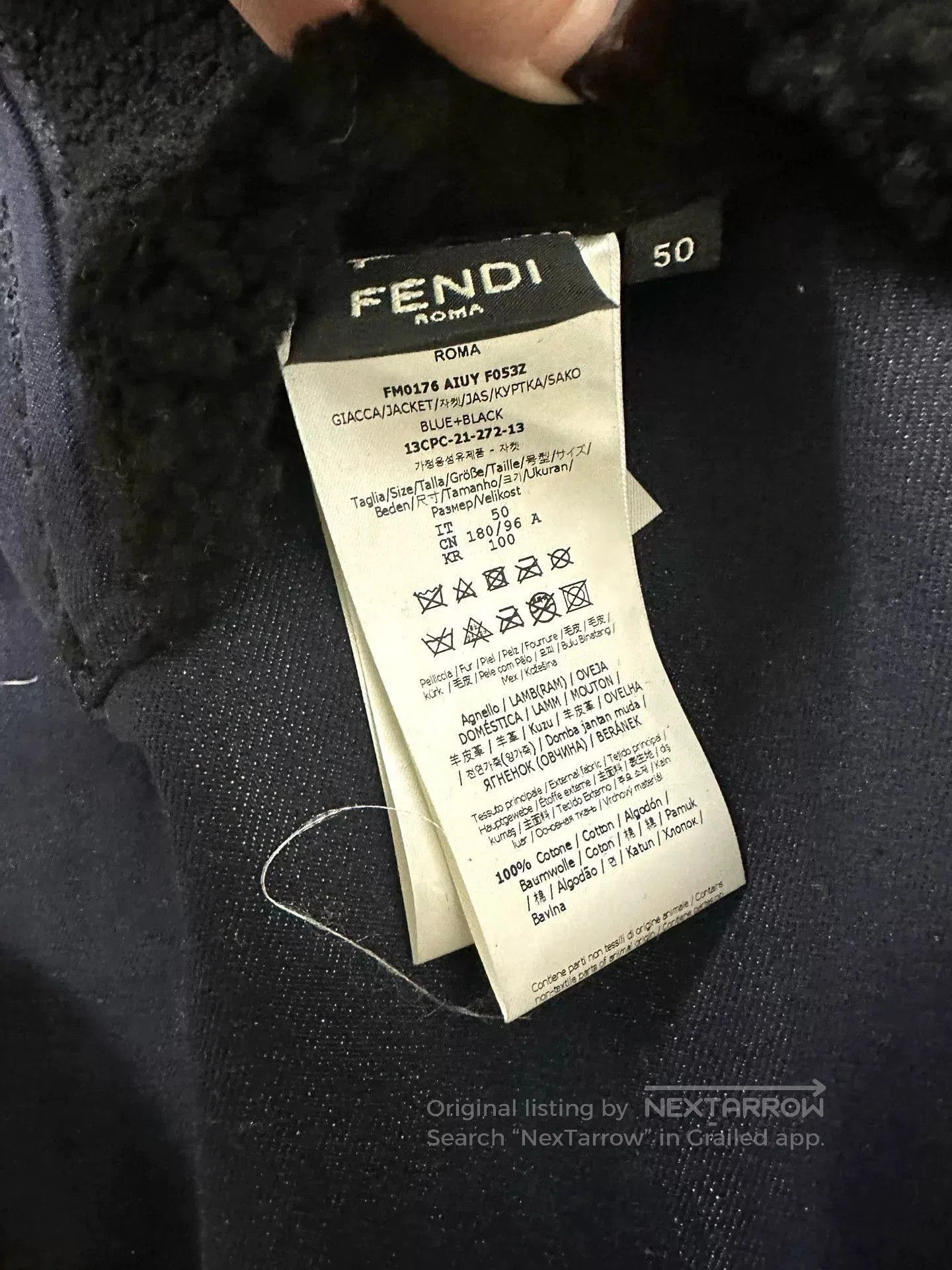 Fendi fendi leather fur coat with wool lining. Size US L / EU 52-54 / 3 - 6 Thumbnail
