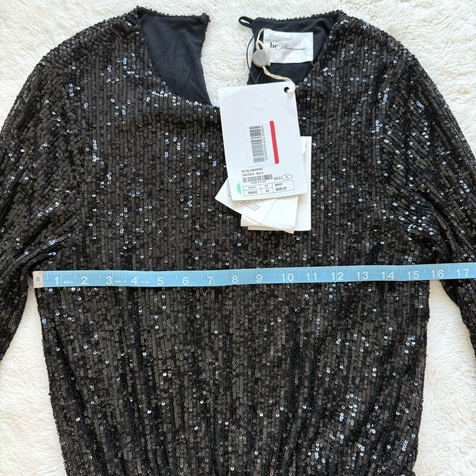 Blumarine NWT!!! Blumarine sequins women dress size M Retail 608$ Size M / US 6-8 / IT 42-44 - 8 Thumbnail