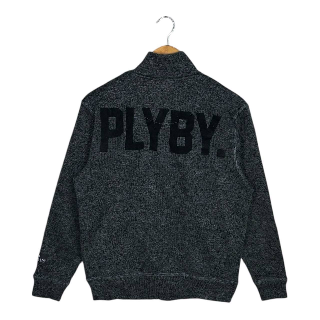 Playboy Vintage Playboy Bunny Full Zip Jacket Charcoal M Size US M / EU 48-50 / 2 - 2 Thumbnail
