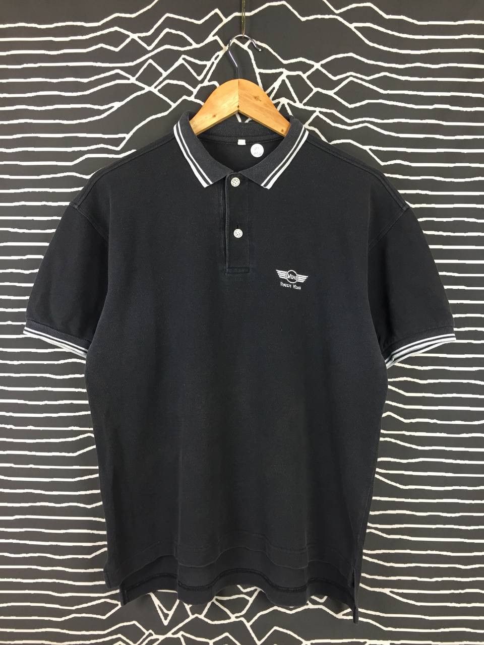 Japanese Brand Mini Rover Mini Embroidered Logo Ringer Polo Tee Size US L / EU 52-54 / 3 - 2 Thumbnail