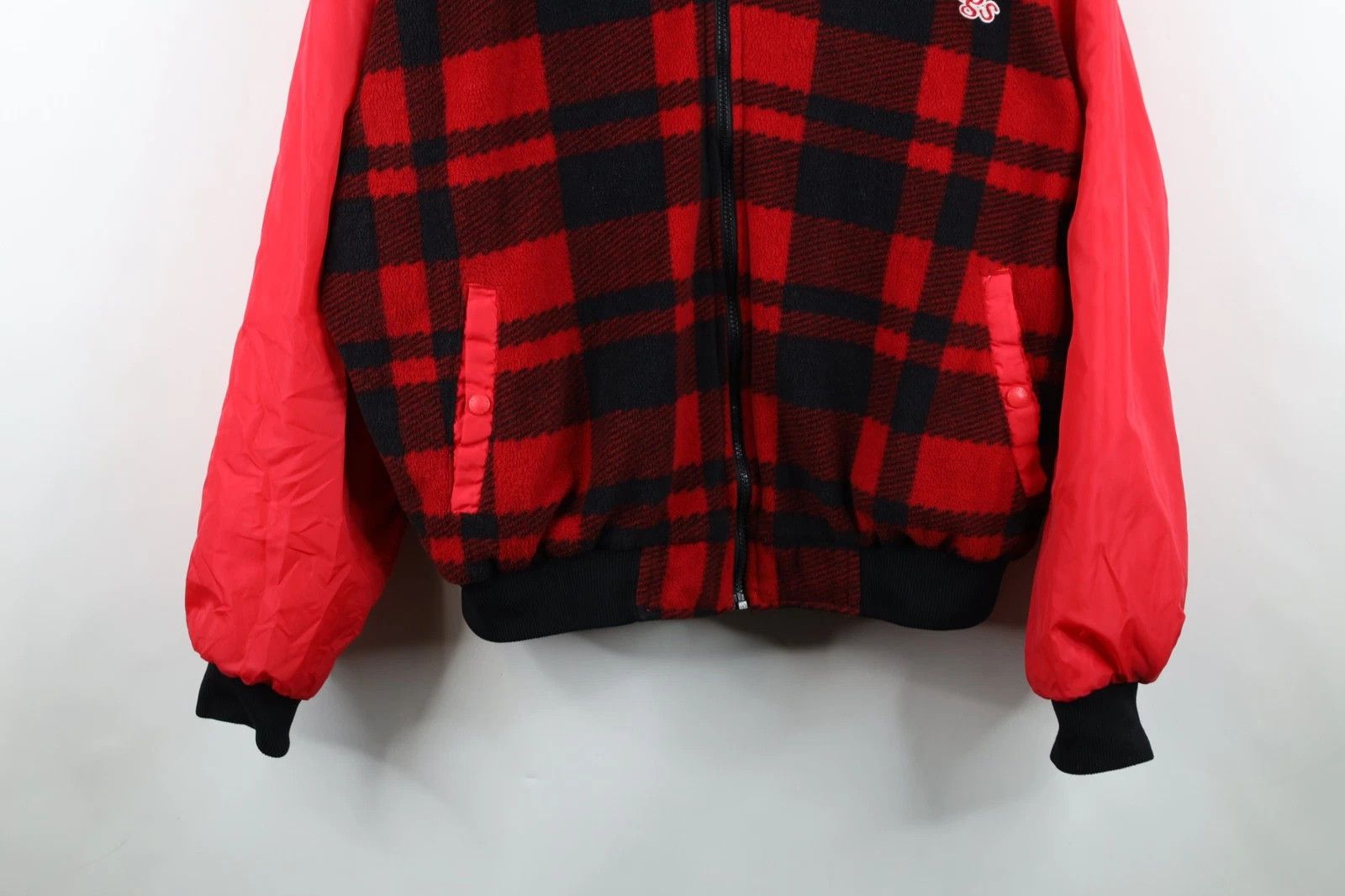 Columbia Vintage 90s Columbia Reversible Hockey Bomber Jacket Size US XL / EU 56 / 4 - 14 Thumbnail
