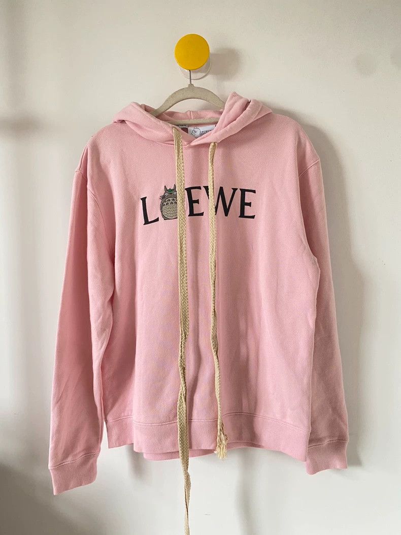 Loewe Loewe Totoro co-branded pink hooded sweater Size S / US 4 / IT 40 - 1 Thumbnail