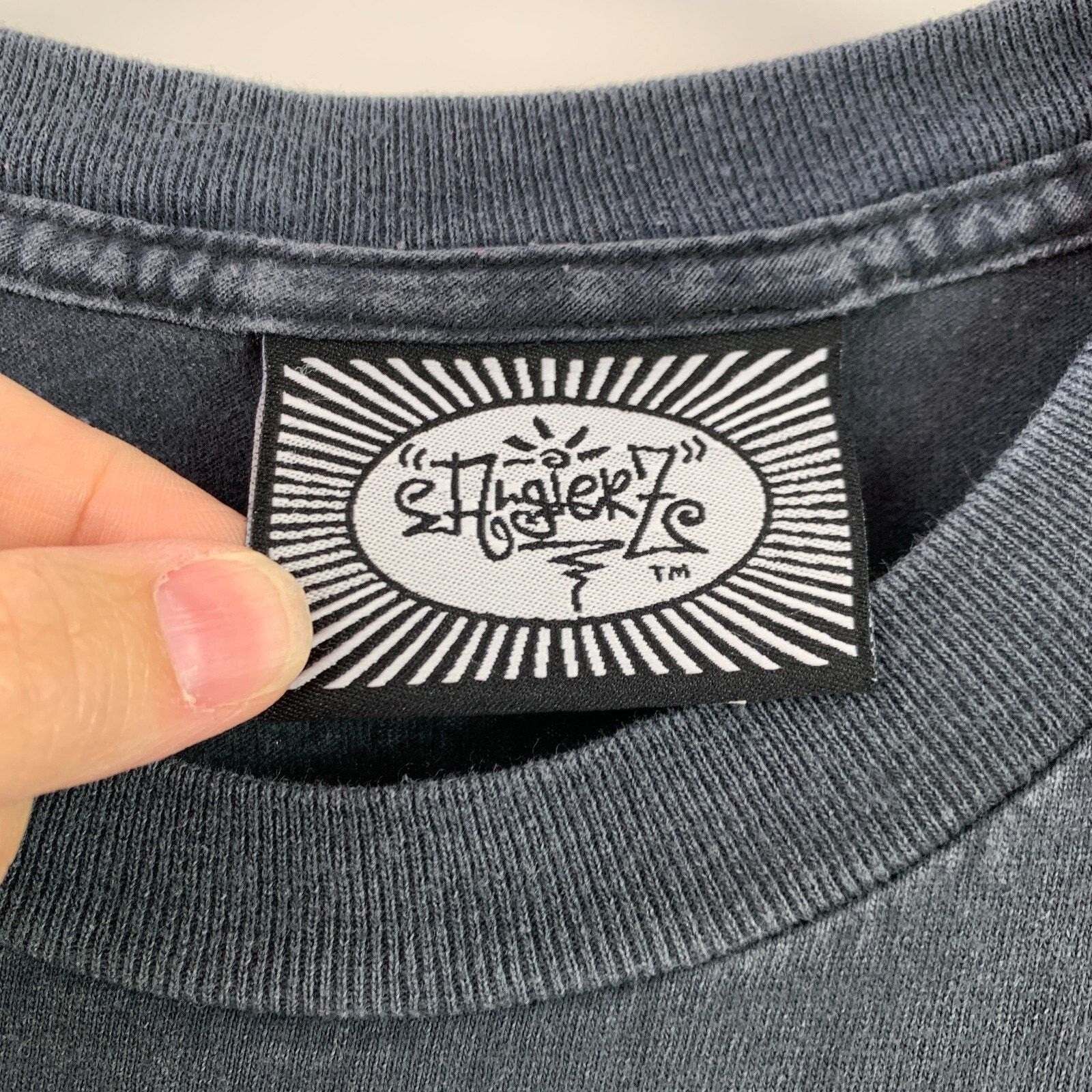 Vintage Algierz Triller Than You'll Ever Be Gray Skater White Tee Size US L / EU 52-54 / 3 - 5 Thumbnail