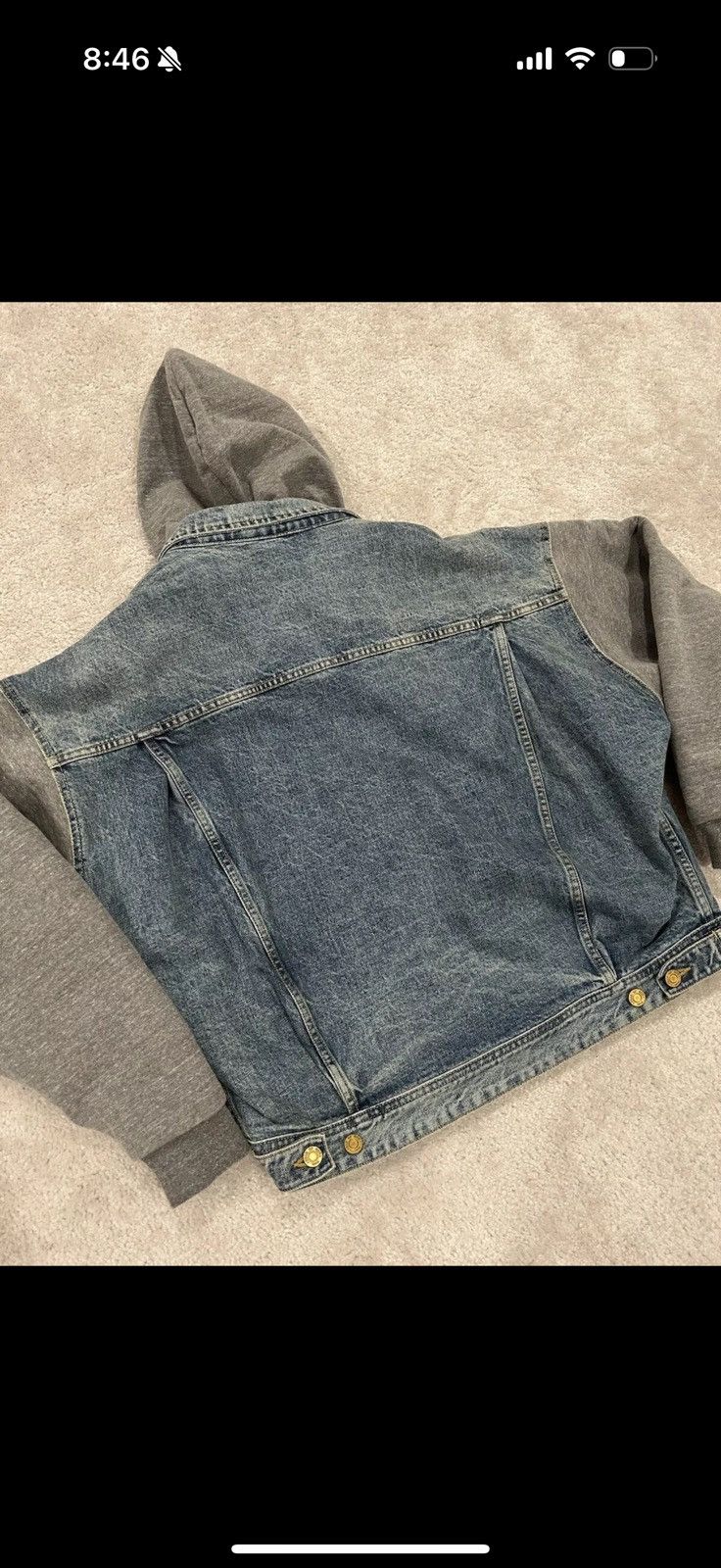 Fear of God Fear Of God Denim Hoodie 5th Collection Size US M / EU 48-50 / 2 - 10 Thumbnail
