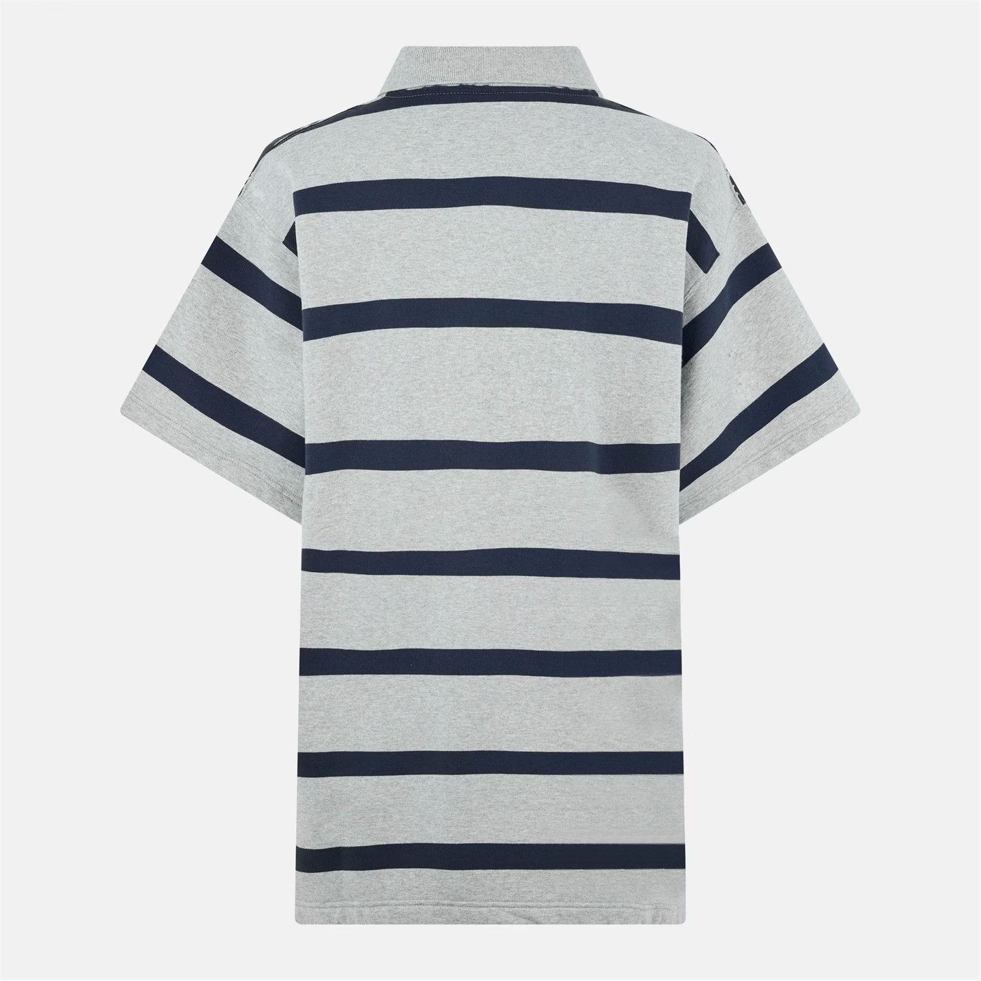 Balenciaga o1g2r1mq0226 Short Sleeve Polo Shirt In Heather Grey/Blue Size US M / EU 48-50 / 2 - 4 Thumbnail