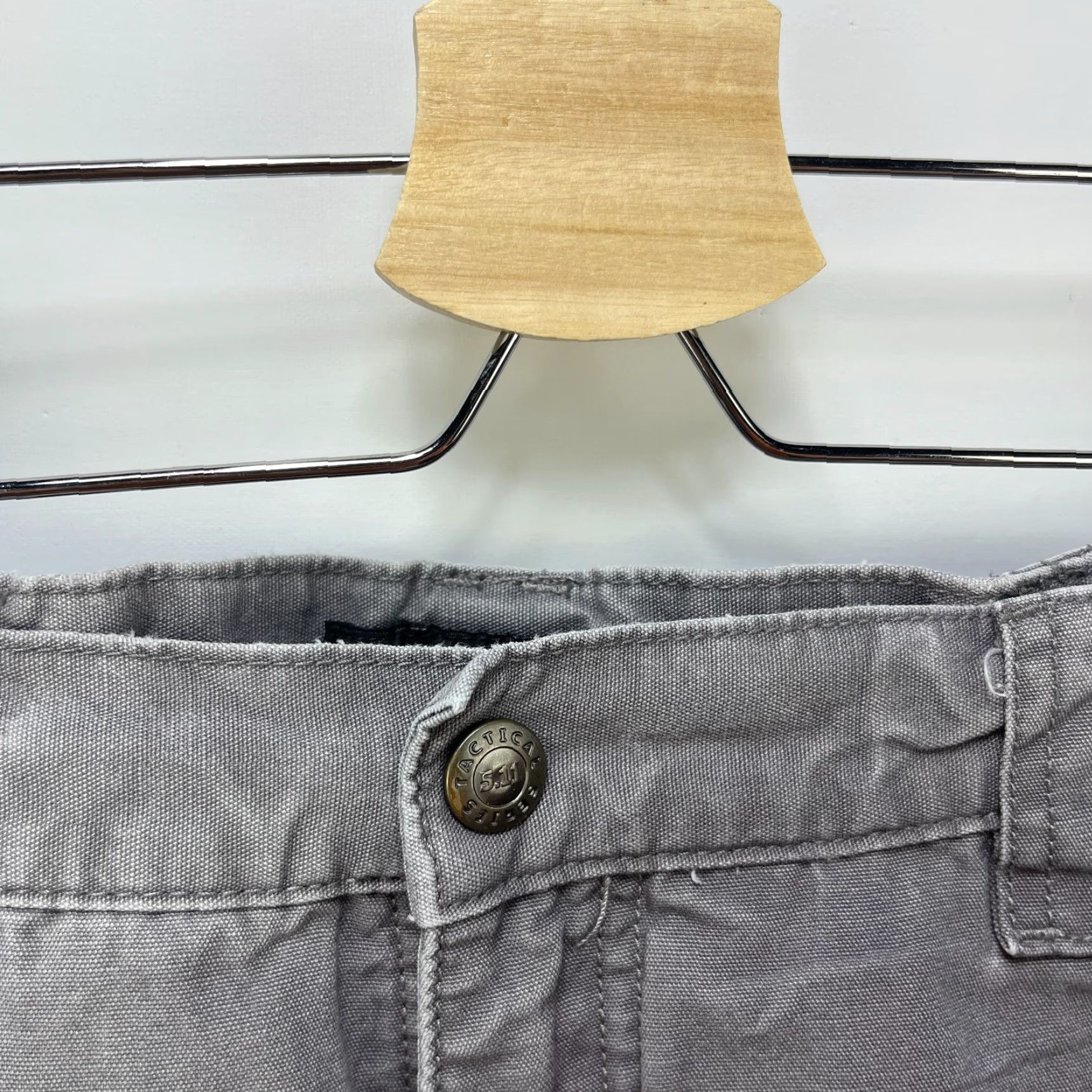 Levi's Vintage 5.11 Tactical Work Pants 30x29 Cargo Mens Pants Gray USA 90s Mens Size US 30 / EU 46 - 5 Thumbnail