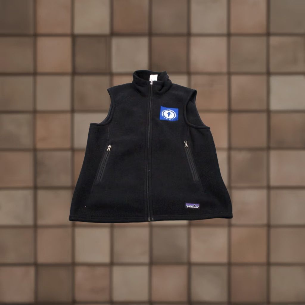 Patagonia Patagonia Vest Women L Black Synchilla Jumper 11409 Zip Pockets Fleece Windbreaker Outdoor Size L / US 10 / IT 46 - 1 Thumbnail