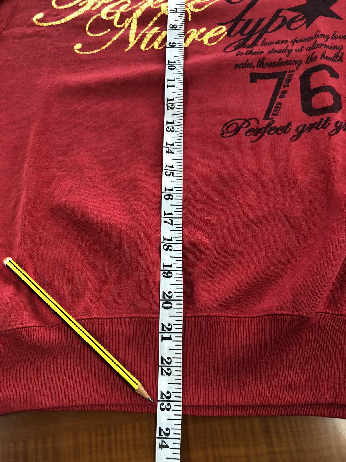 Vintage Unbranded Red USA Sweatshirt Size US M / EU 48-50 / 2 - 17 Thumbnail