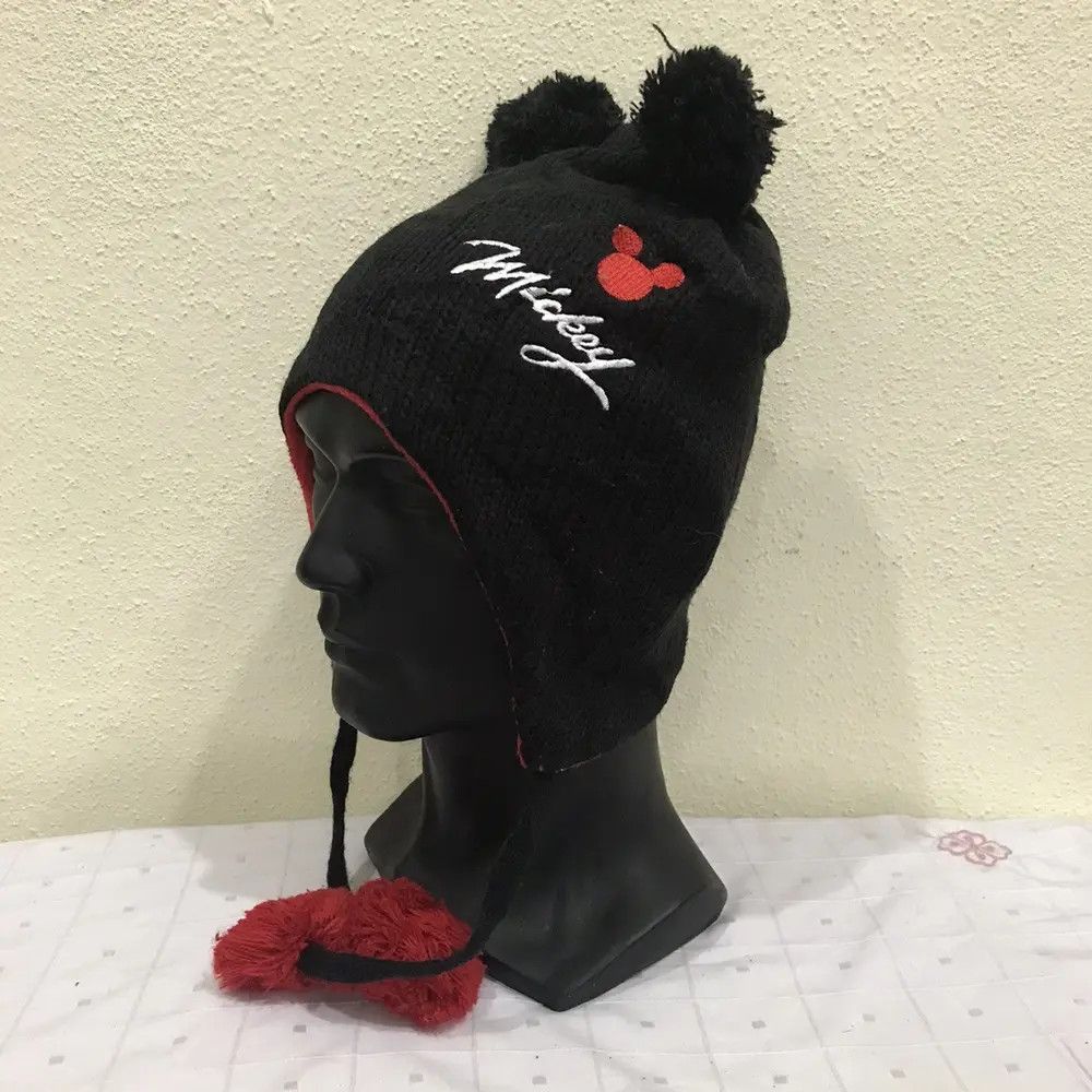 Disney × Mickey Mouse Disney Mickey Mouse Bunny Horn Beanie Hat Size ONE SIZE - 3 Thumbnail