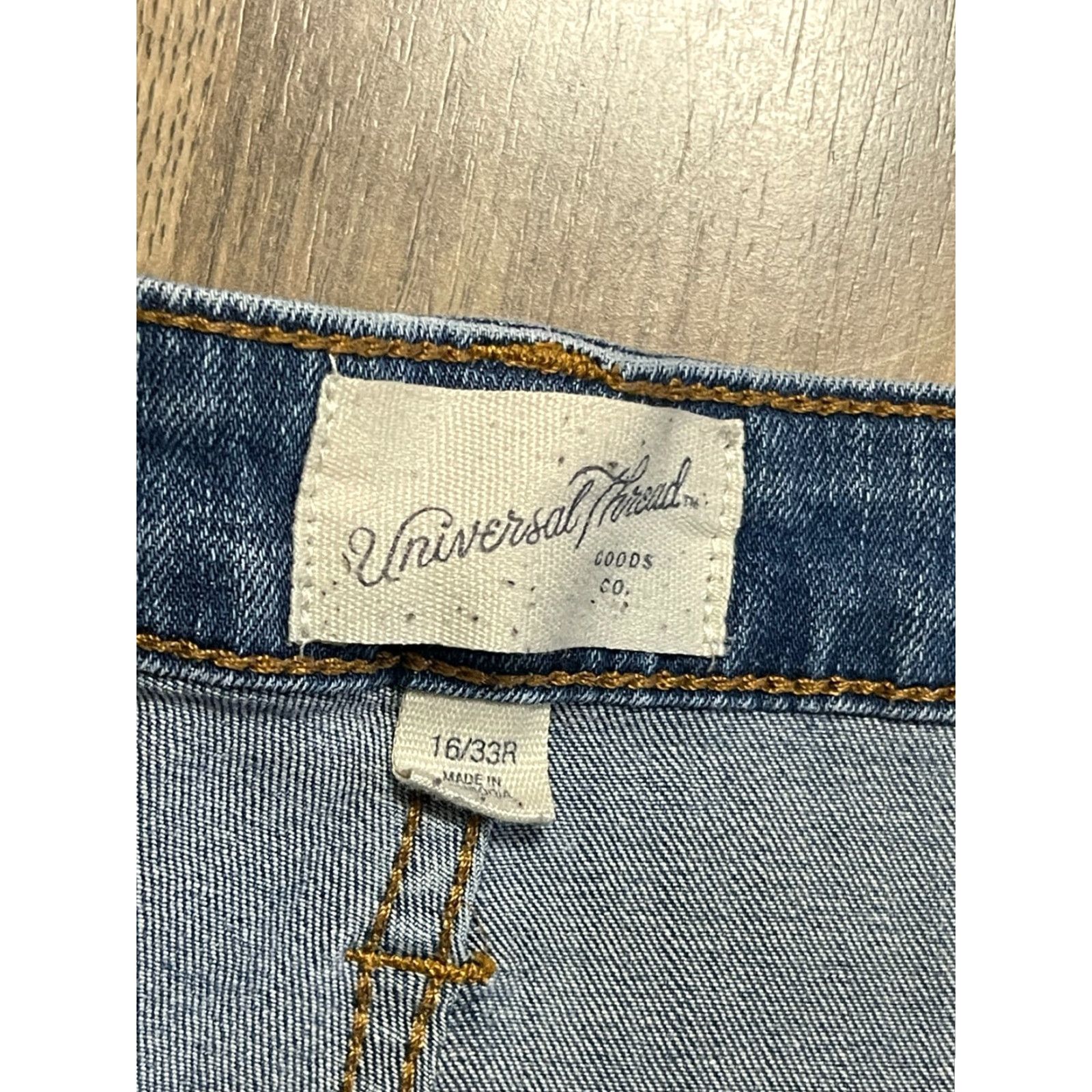 Vintage Universal Thread Jeans Women's Size 16/33R Blue Denim High Rise Skinny Size 38" / US 16 / IT 52 - 5 Thumbnail