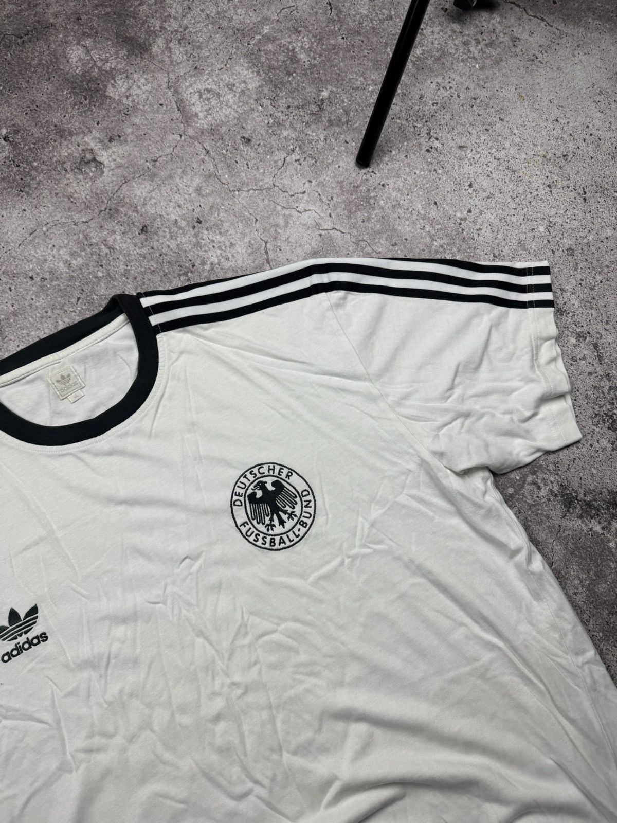 Adidas Vintage Adidas Germany Y2K Tshirt Jersey Soccer Football 90s Size US XL / EU 56 / 4 - 4 Thumbnail