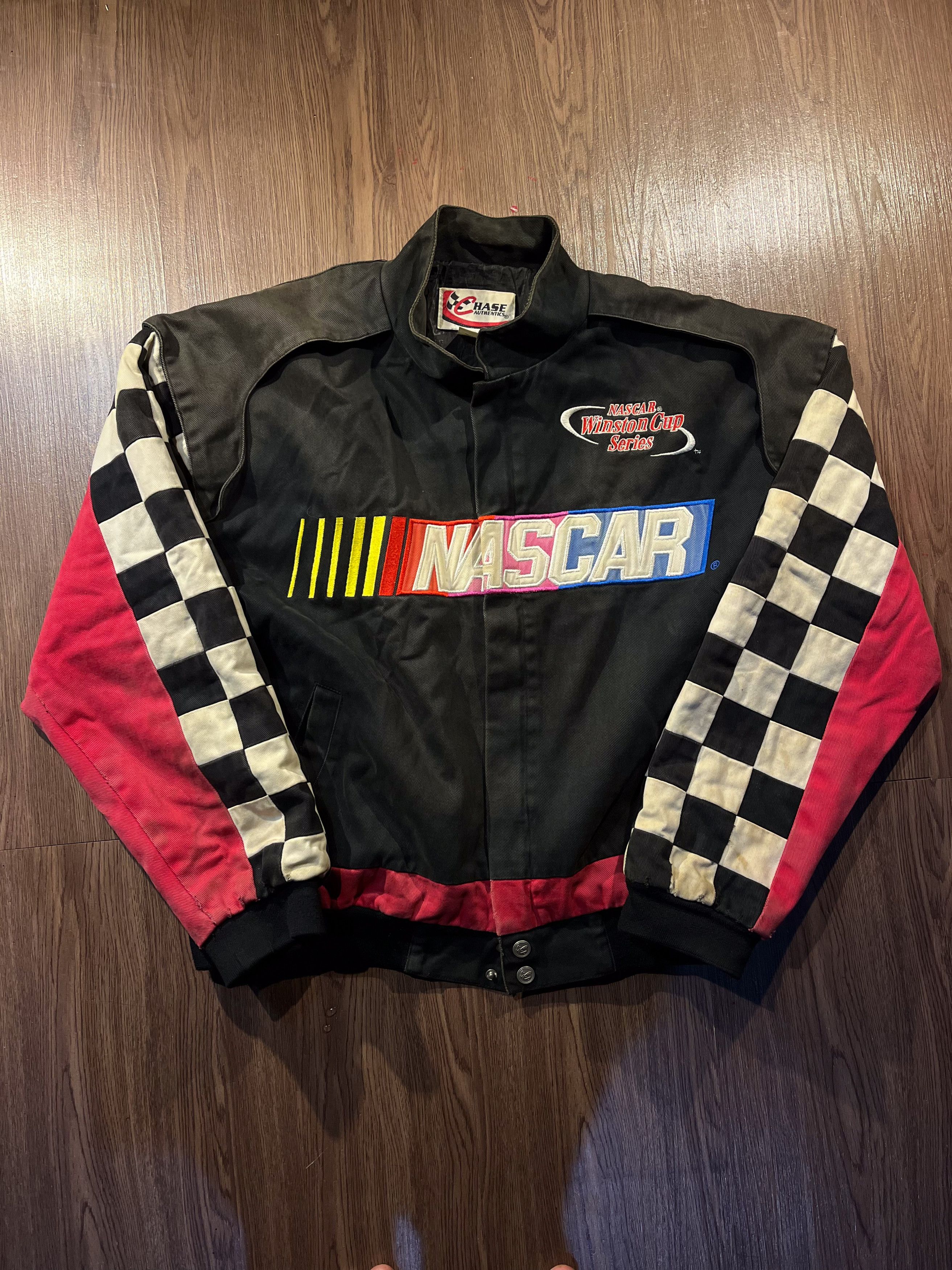 Chase Authentics 1995 NASCAR Big Logo Racing Jacket by Chase Authentics Size US XL / EU 56 / 4 - 1 Thumbnail