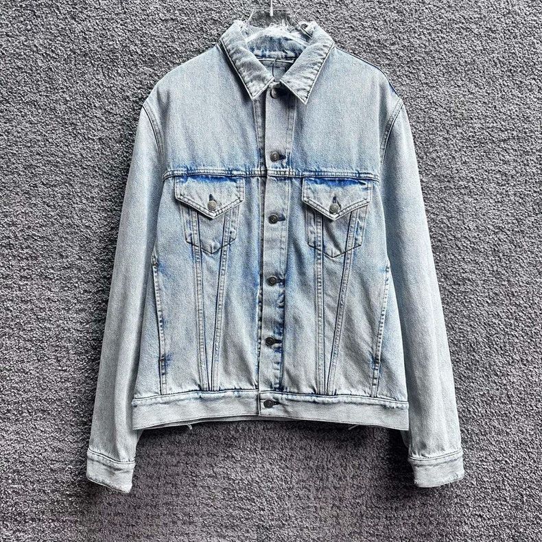 Gucci Gucci Plush Teddy Bear Washed Denim Jacket 2504-Nextarrow Size US S / EU 44-46 / 1 - 1 Thumbnail
