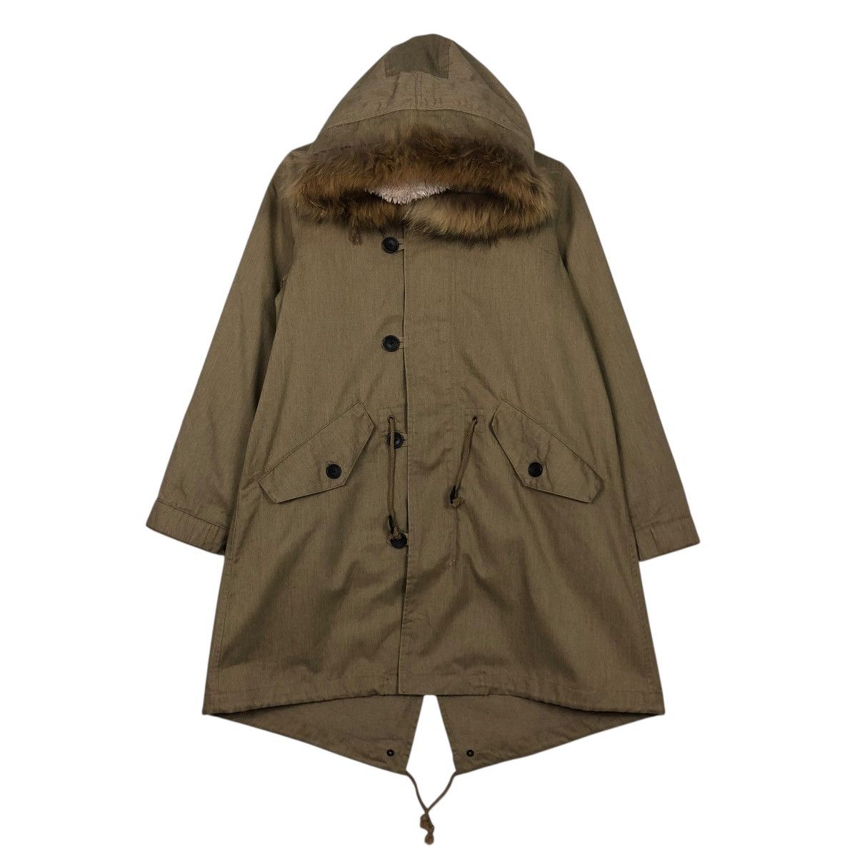 Japanese Brand 🔥VINTAGE PARKA JACKET MINK FUR HOODIE IKKA ISSEY MIYAKE Size US M / EU 48-50 / 2 - 3 Thumbnail