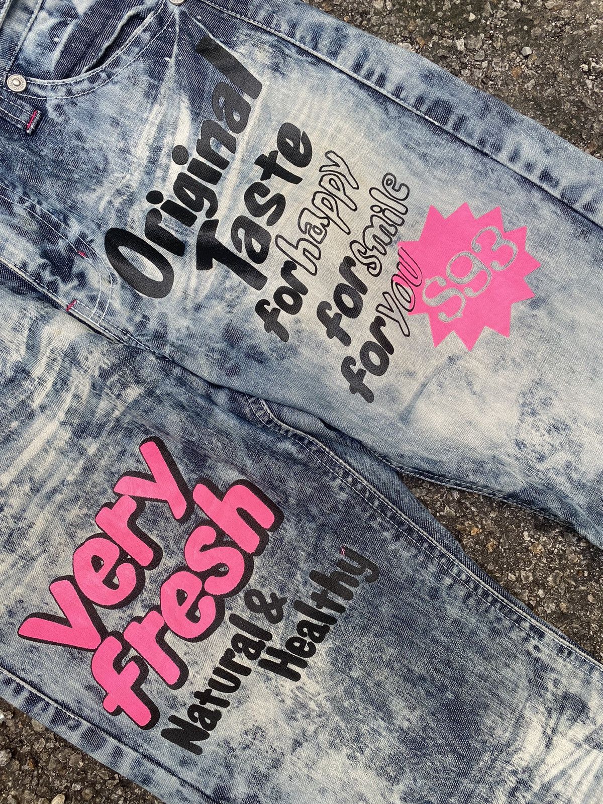 Hysteric Glamour Blue Moon Blue Jeans Nice Design Size US 28 / EU 44 - 3 Thumbnail