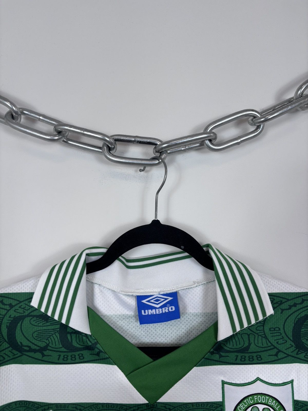 Umbro Umbro Celtic 1995/1997 Home McKinlay #3 Soccer Jersey Shirt Size US S / EU 44-46 / 1 - 7 Thumbnail