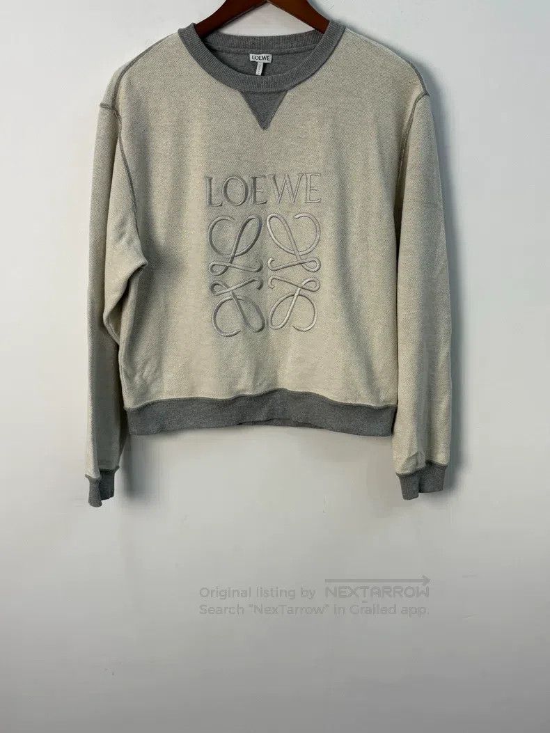Loewe Loewe Embroidered logo reverse-wear sweatshirt Size M / US 6-8 / IT 42-44 - 1 Thumbnail