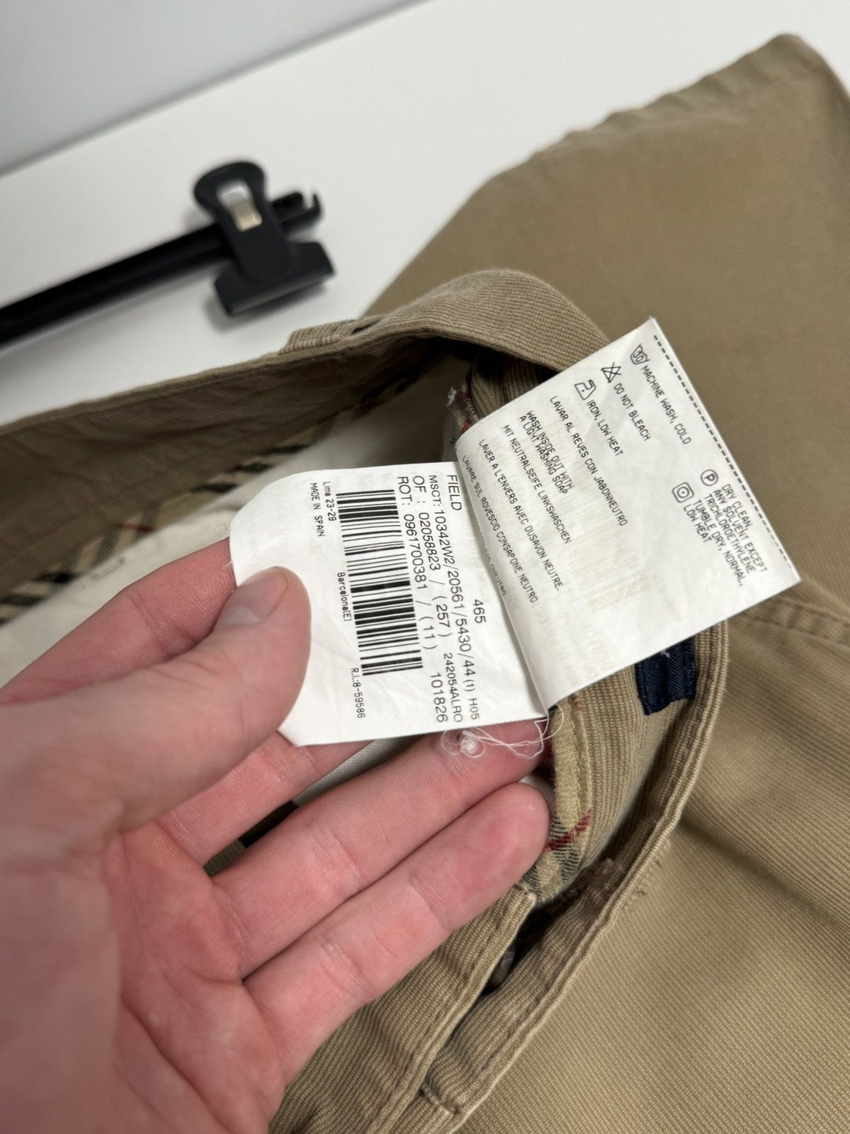 Burberry Vintage Burberry Pants Y2K Made in Spain Size 44 Size US 34 / EU 50 - 14 Thumbnail