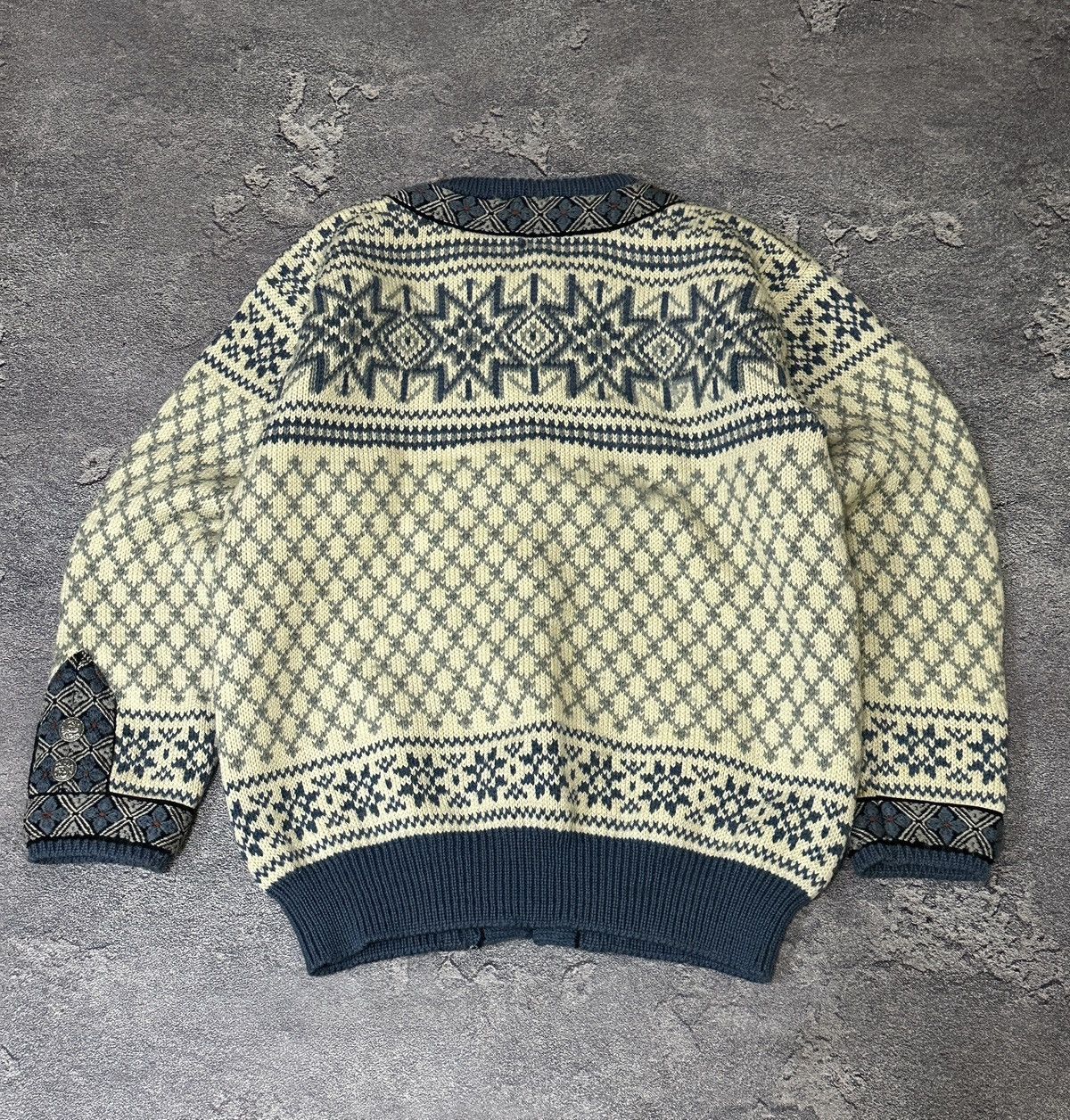 Dale Of Norway DALE of NORWAY Clasp Cardigan Sweater Nordic Snowflake M Sz Size US M / EU 48-50 / 2 - 2 Thumbnail