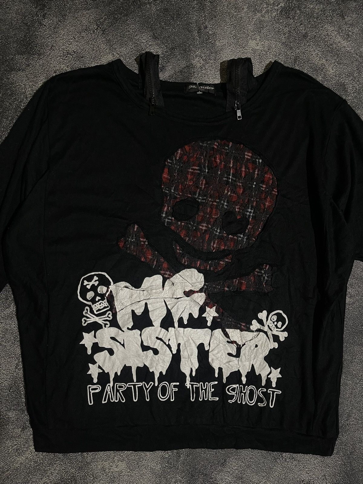 Hysteric Glamour × If Six Was Nine × Le Grande Bleu (L.G.B.) Y2K Mcsister Grunge Rock Punk Poem Longsleeve Size M / US 6-8 / IT 42-44 - 3 Thumbnail