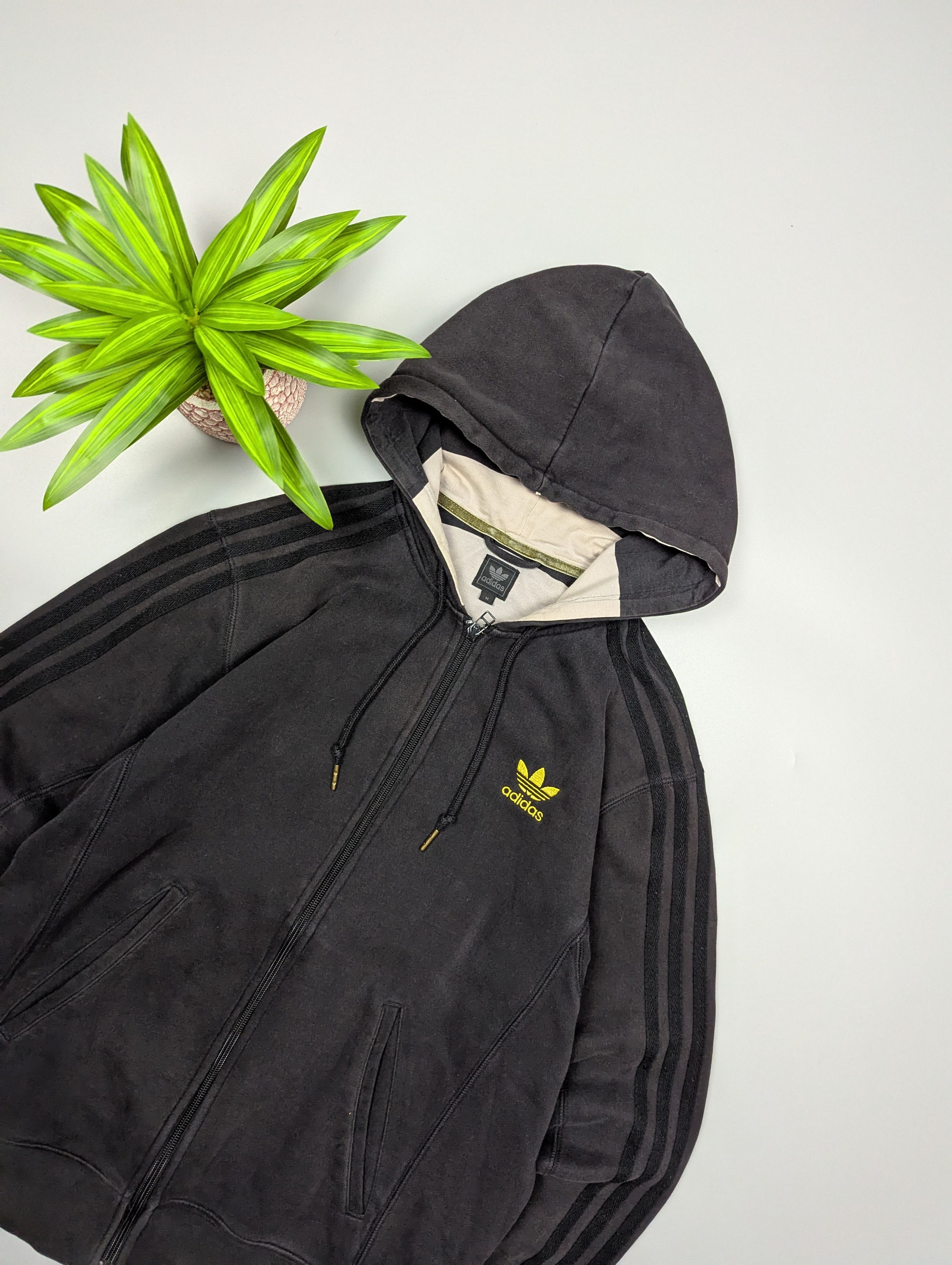 Adidas Adidas Originals Dark Grey Zip Hoodie Men’s M Size US M / EU 48-50 / 2 - 4 Thumbnail